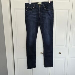 Big Star Liv Skinny Jeans Women's Size 29r Dark Stretch Slim